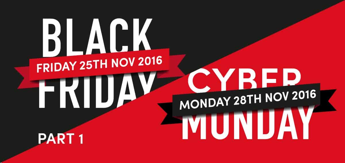 Black Friday and Cyber Monday 2016