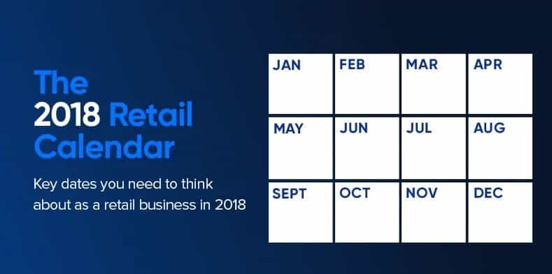 2018 Retail calendar