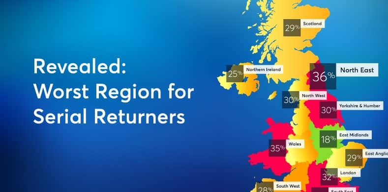 Revealed: Worst UK Region for Serial Returners
