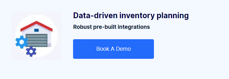 Data-driven inventory planning Demo Request Banner