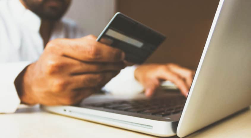 Paying with credit card online
