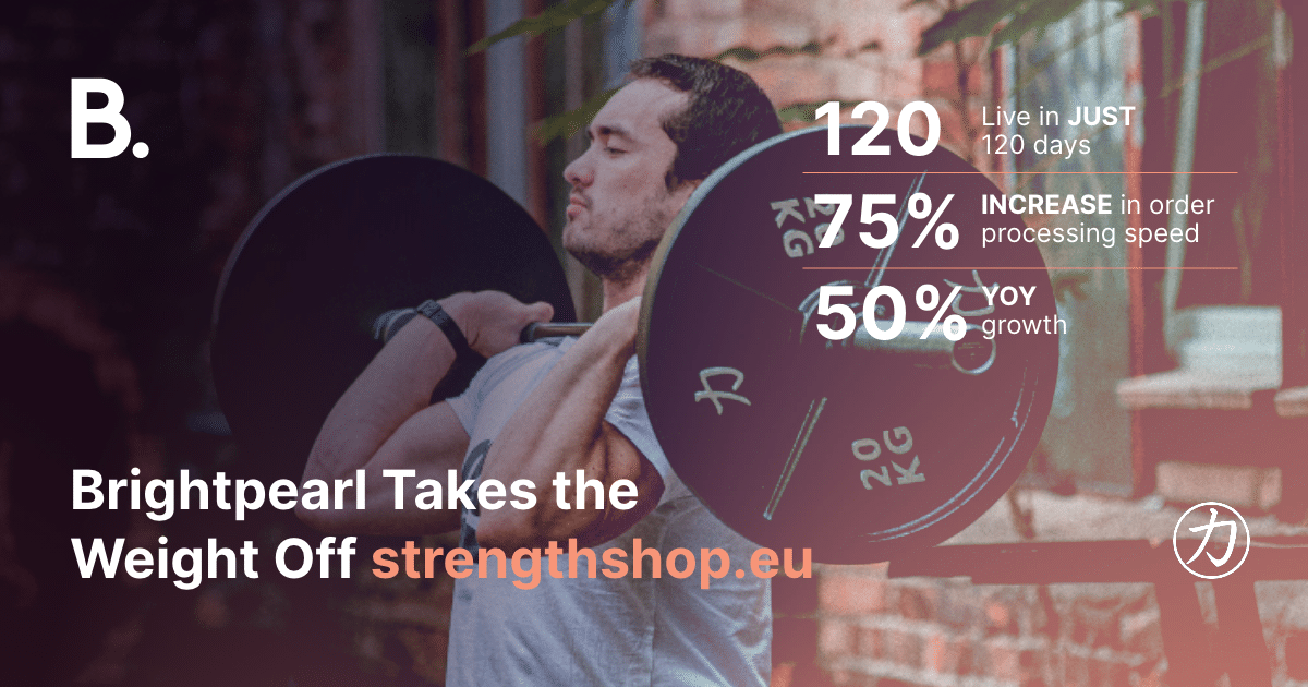 Strengthshop promo with man power lifting