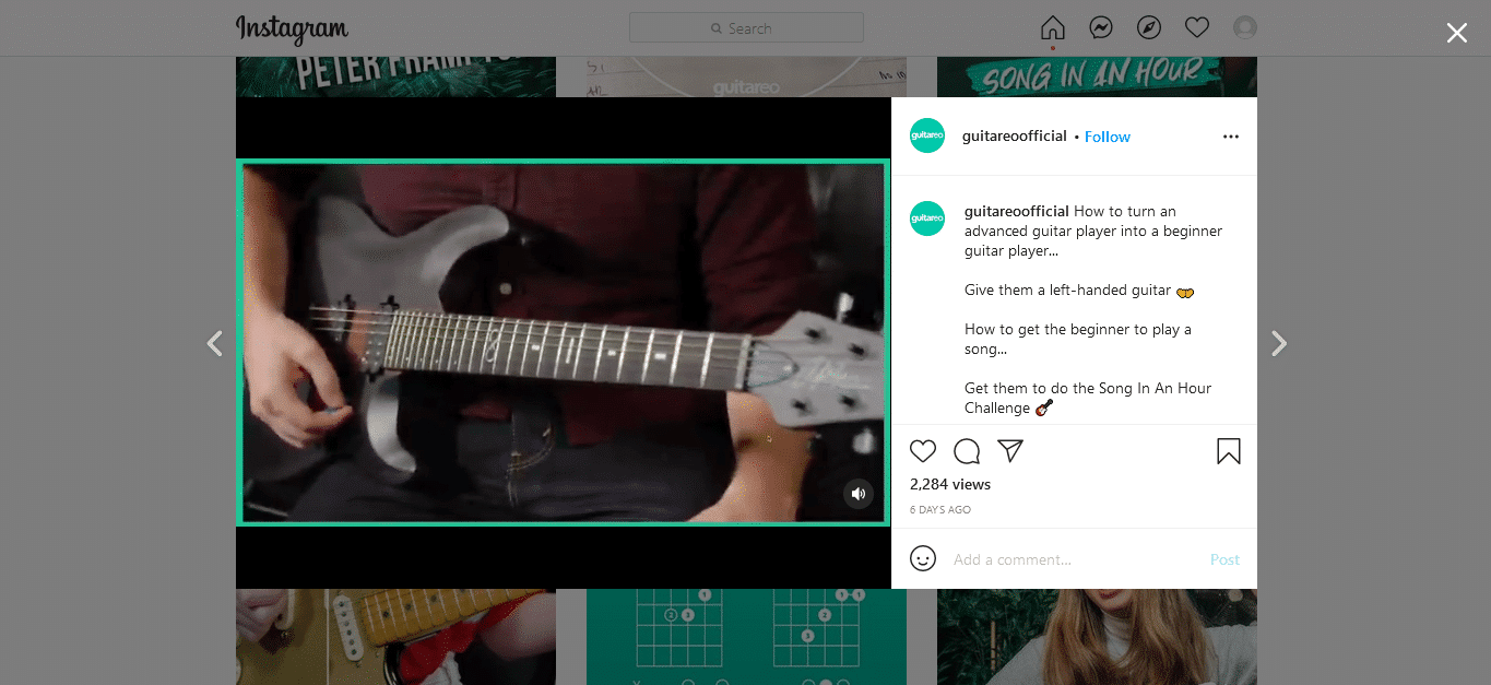 Guitar Official Instagram