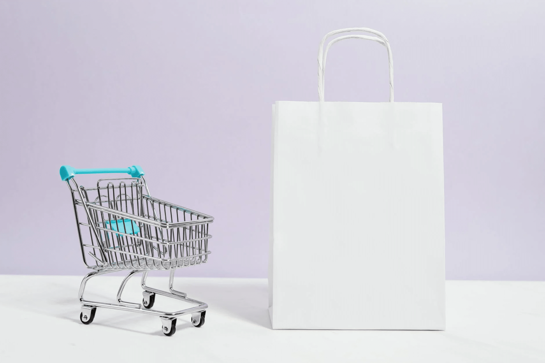 Shopping bag and trolley