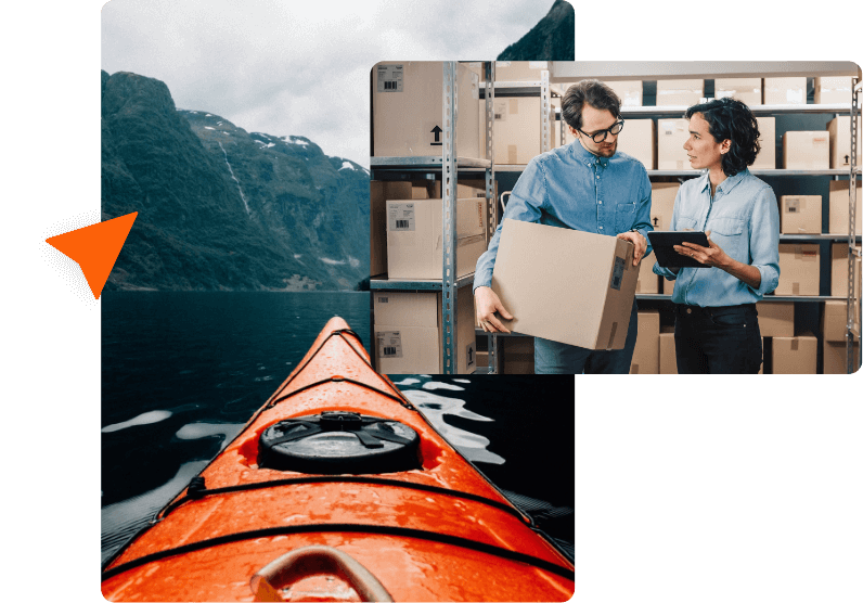 Canoe composite image