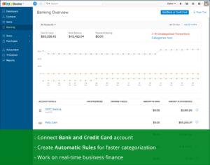 Zoho books screenshot