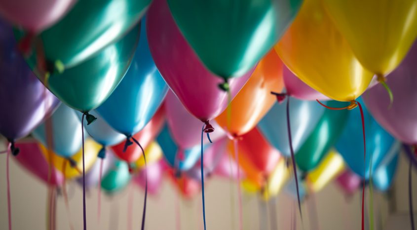 Multicoloured balloons