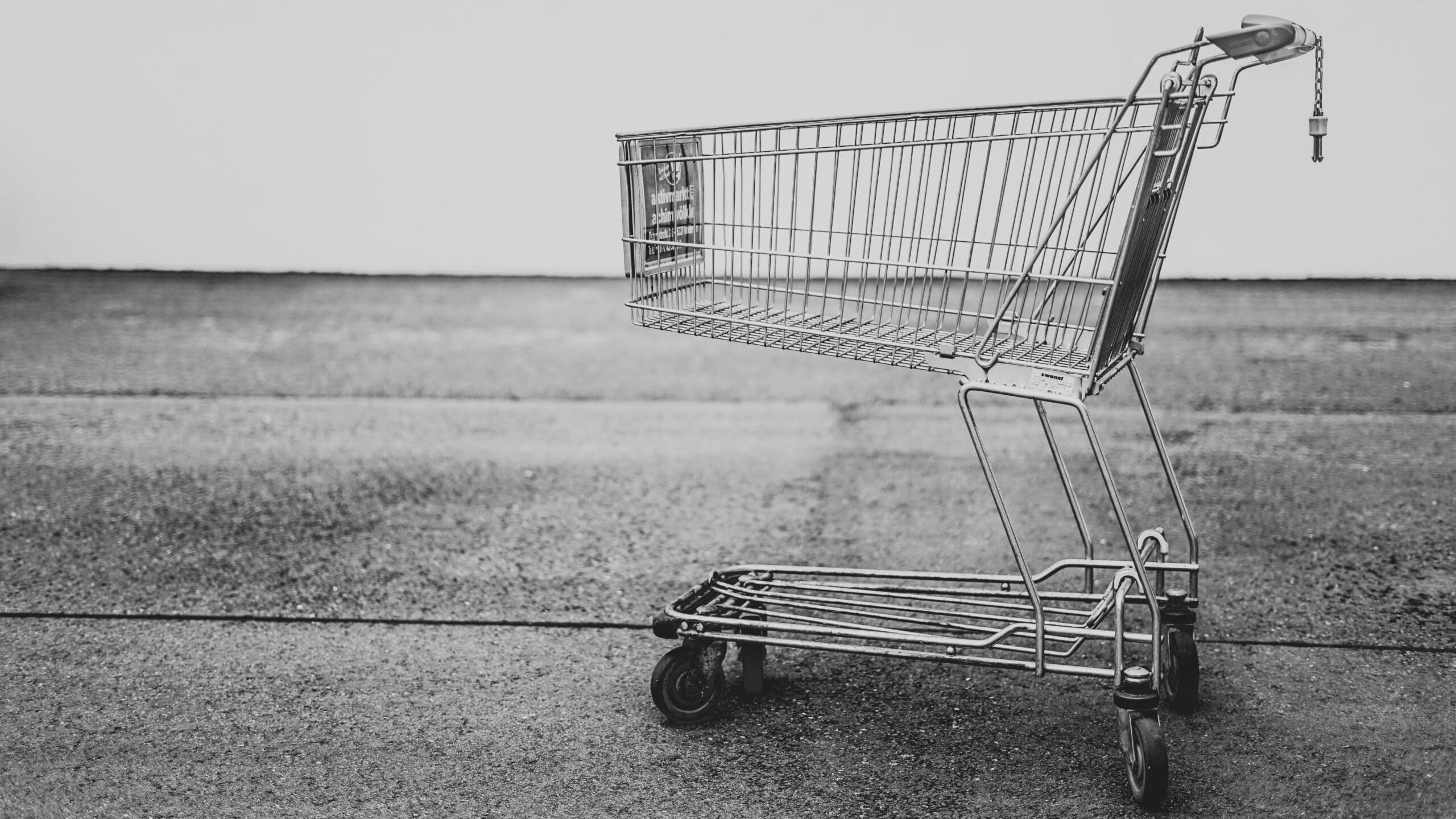 Empty Shopping trolley