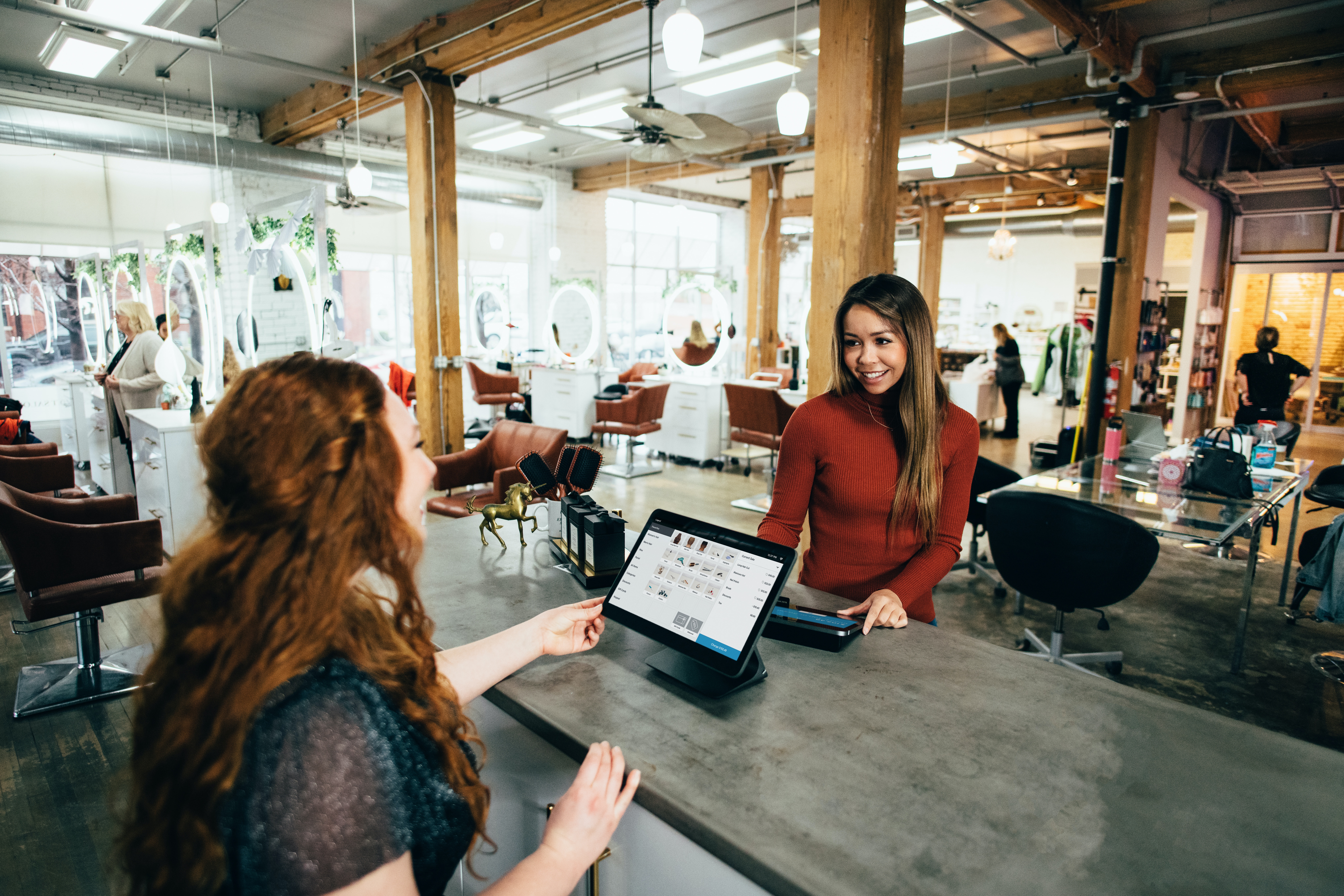 Point of sale in shop