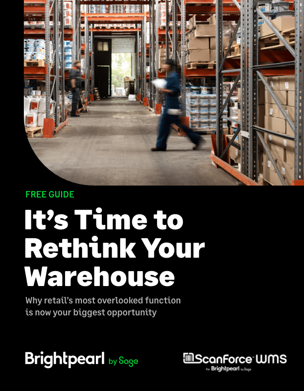 Brightpearl by Sage and Scanforce warehouse management guide